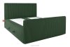 STRIX PRO+ Boxspringbett Doppelzimmer mittelhart 180 cm Doppelmatratze + HR-Topper Cordstoff in Dunkelgrün dunkelgrün - Foto 4