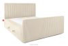 STRIX PRO+ Boxspringbett Doppelzimmer mittelhart 180 cm Doppelmatratze + HR-Topper Cordstoff beige beige - Foto 4