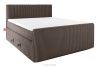 STRIX PRO+ Boxspringbett Doppelzimmer hart 180 cm Doppelmatratze + HR-Topper Cordstoff braun braun - Foto 1