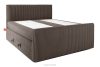 STRIX PRO+ Boxspringbett Doppelzimmer hart 180 cm Doppelmatratze + HR-Topper Cordstoff braun braun - Foto 3