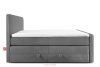 STRIX PRO+ Boxspringbett Doppelzimmer hart 180 cm Doppelmatratze + Visco-Topper Cordstoff grau grau - Foto 6