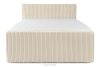 STRIX PRO+ Boxspringbett Doppelzimmer hart 180 cm Doppelmatratze + Visco-Topper Cordstoff beige beige - Foto 5