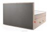 STRIX PRO+ Boxspringbett Doppelzimmer hart 180 cm Doppelmatratze + Visco-Topper Cordstoff taupe taupe - Foto 7