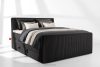 STRIX PRO+ Boxspringbett Doppelzimmer mittelhart 200 cm Doppelmatratze + HR-Topper Cordstoff schwarz schwarz - Foto 2
