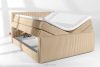 STRIX PRO+ Boxspringbett Doppelzimmer mittelhart 200 cm Doppelmatratze + HR-Topper Cordstoff sandfarben sandfarben - Foto 8