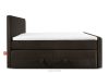 STRIX PRO+ Boxspringbett Doppelzimmer mittelhart 200 cm Doppelmatratze + HR-Topper Cordstoff in Dunkelbraun dunkelbraun - Foto 6