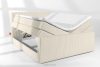 STRIX PRO+ Boxspringbett Doppelzimmer mittelhart 200 cm Doppelmatratze + Visco-Topper Cordstoff weiß/ecru weiß/ecru - Foto 8