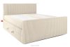 STRIX PRO+ Boxspringbett Doppelzimmer hart 200 cm Doppelmatratze + HR-Topper Cordstoff beige beige - Foto 3