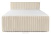 STRIX PRO+ Boxspringbett Doppelzimmer hart 200 cm Doppelmatratze + HR-Topper Cordstoff beige beige - Foto 5