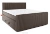 STRIX PRO+ Boxspringbett Doppelzimmer hart 200 cm Doppelmatratze + HR-Topper Cordstoff braun braun - Foto 1