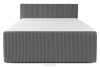 STRIX PRO+ Boxspringbett Doppelzimmer hart 200 cm Doppelmatratze + Visco-Topper Cordstoff grau grau - Foto 5