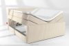 STRIX PRO+ Boxspringbett Doppelzimmer hart 200 cm Doppelmatratze + Visco-Topper Cordstoff beige beige - Foto 8