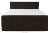 STRIX PRO+ Boxspringbett Doppelzimmer hart 200 cm Doppelmatratze + Visco-Topper Cordstoff dunkelbraun dunkelbraun - Foto 5