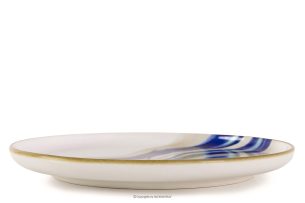 DALLI, https://konsimo.de/kollektion/dalli/ Speiseteller Wellen im skandinavischen Stil blau/beige/olivgrün blau/beige/olivgrün - Foto