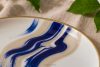 DALLI Dessertteller Wellen im skandinavischen Stil blau/beige/olivgrün blau/beige/olivgrün - Foto 6