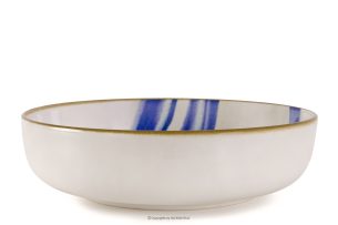 DALLI, https://konsimo.de/kollektion/dalli/ Tiefer Teller Wellen im skandinavischen Stil blau/beige/olivgrün blau/beige/olivgrün - Foto