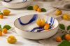 DALLI Essgeschirr-Set Wellen im skandinavischen Stil 6 Personen (24 Stück) blau/beige/olivgrün blau/beige/olivgrün - Foto 15