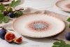 AMITA Speiseteller mediterraner Stil korallenfarben/beige/blau korallenfarben/beige/blau - Foto 2