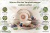 AMITA Speiseteller mediterraner Stil korallenfarben/beige/blau korallenfarben/beige/blau - Foto 8