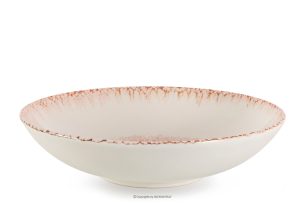 AMITA, https://konsimo.de/kollektion/amita/ Tiefer Teller mediterraner Stil korallenfarben/beige/blau korallenfarben/beige/blau - Foto