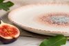 AMITA Essgeschirr-Set mediterraner Stil 6 Personen (12 Stück) korallenfarben/beige/blau korallenfarben/beige/blau - Foto 9