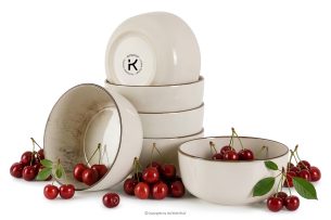 KERI, https://konsimo.de/kollektion/keri/ Schüssel japandi 6 Stück beige/grau/dunkelblau beige/grau/dunkelblau - Foto