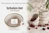 KERI Schüssel japandi 6 Stück beige/grau/dunkelblau beige/grau/dunkelblau - Foto 7
