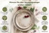 KERI Essgeschirr-Set im Japandi-Stil 6 Personen (18 Stück) beige/grau/dunkelblau beige/grau/dunkelblau - Foto 15