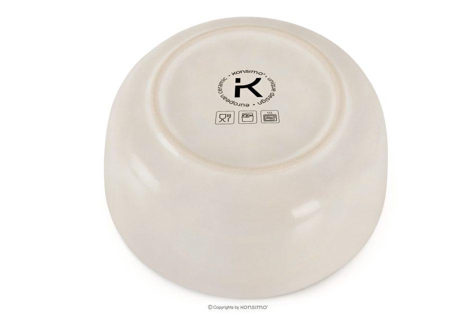 KERI Essgeschirr-Set japandi 6 Personen (24 Stück) beige/grau/dunkelblau beige/grau/dunkelblau - Foto 9