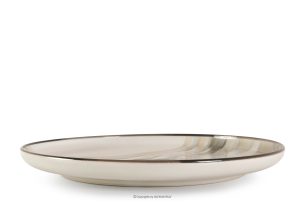 SALVA, https://konsimo.de/kollektion/salva/ Dessertteller im nordischen Stil grau/sandfarben/beige grau/sandfarben/beige - Foto