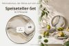 SALVA Speiseteller im nordischen Stil 6 Stück grau/sandfarben/beige grau/sandfarben/beige - Foto 8