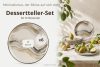 SALVA Dessertteller im nordischen Stil 6 Stück grau/sandfarben/beige grau/sandfarben/beige - Foto 8