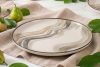 SALVA Essgeschirr-Set 6 Personen (24 Stück) grau/sandfarben/beige grau/sandfarben/beige - Foto 12