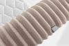 LILIUM PRO Boxspringbett mit LED-Nachttischen Doppelzimmer hart 200 cm Doppelmatratze + Visco-Topper Cordstoff taupe taupe - Foto 19
