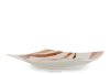 Dessertteller quadratischer Boho-Stil braun/beige/dunkelblau