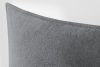 CONSO Bett mit weichem Kopfteil und Lattenrost grau Chenillestoff 180 grau - Foto 11