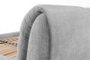 BERO Niedriges Polsterbett mit Bettrahmen 160 cm dunkelgrau Chenille-Stoff dunkelgrau - Foto 11
