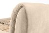 BERO Niedriges Polsterbett mit Bettrahmen 160 cm beiger Chenille-Stoff beige - Foto 11