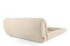 BERO Niedriges Polsterbett mit Bettrahmen 180 cm cremefarbener Chenille-Stoff cremefarben - Foto 6