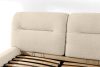BERO Niedriges Polsterbett mit Bettrahmen 180 cm cremefarbener Chenille-Stoff cremefarben - Foto 8